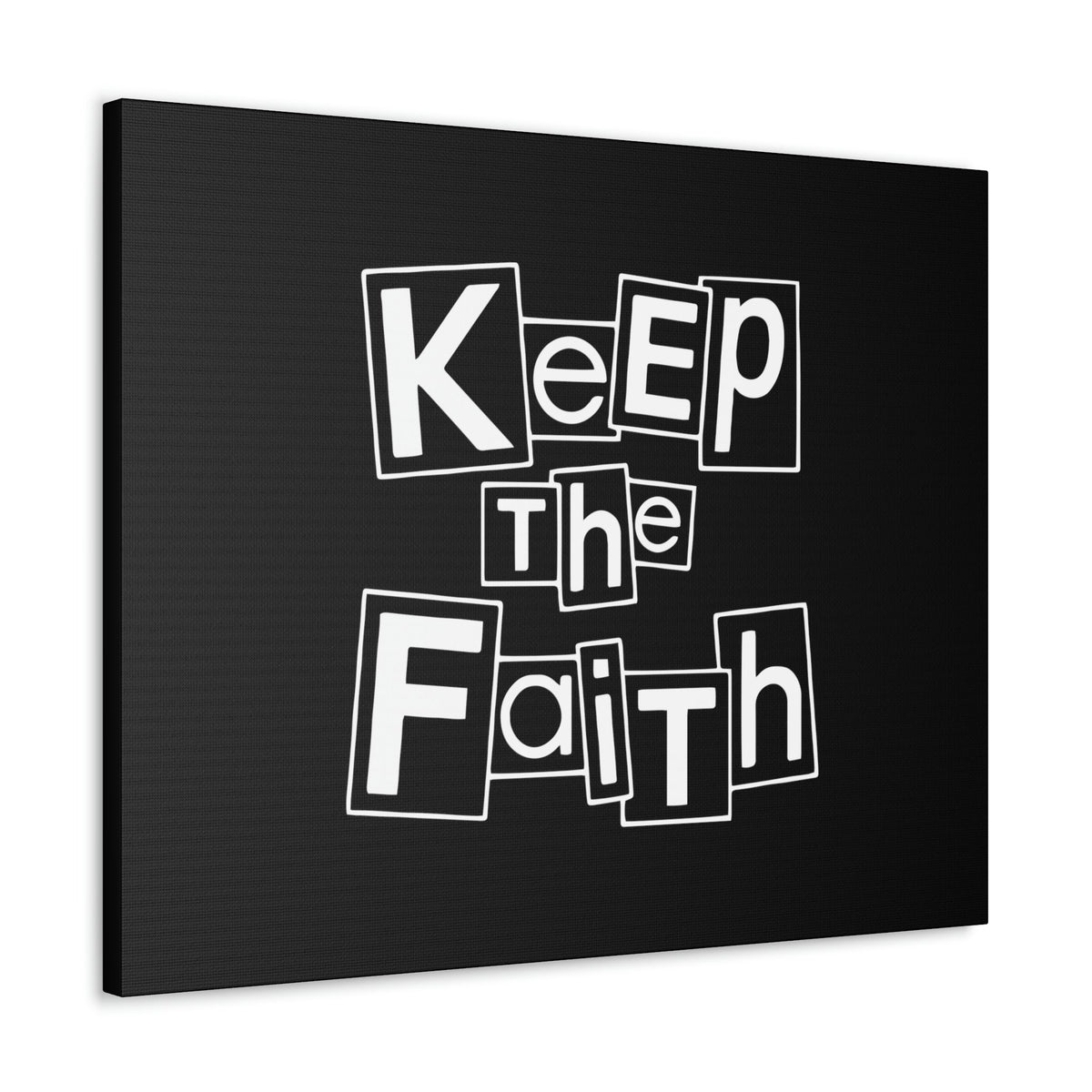 Scripture Walls Keep The Faith Hebrews 11:6 Squares Christian Wall Art Bible Verse Print Ready to Hang Unframed-Express Your Love Gifts