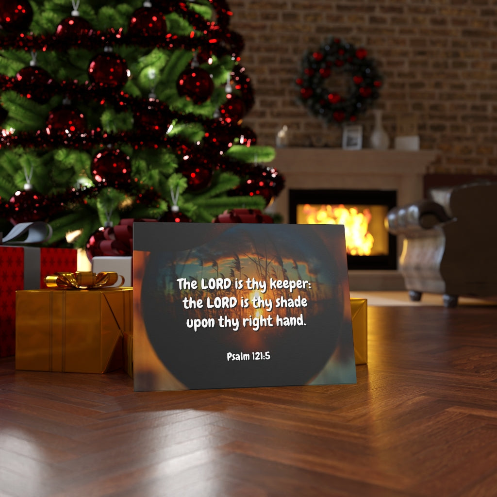 Scripture Walls Keeper Psalm 121:5 Bible Verse Canvas Christian Wall Art Ready to Hang Unframed-Express Your Love Gifts