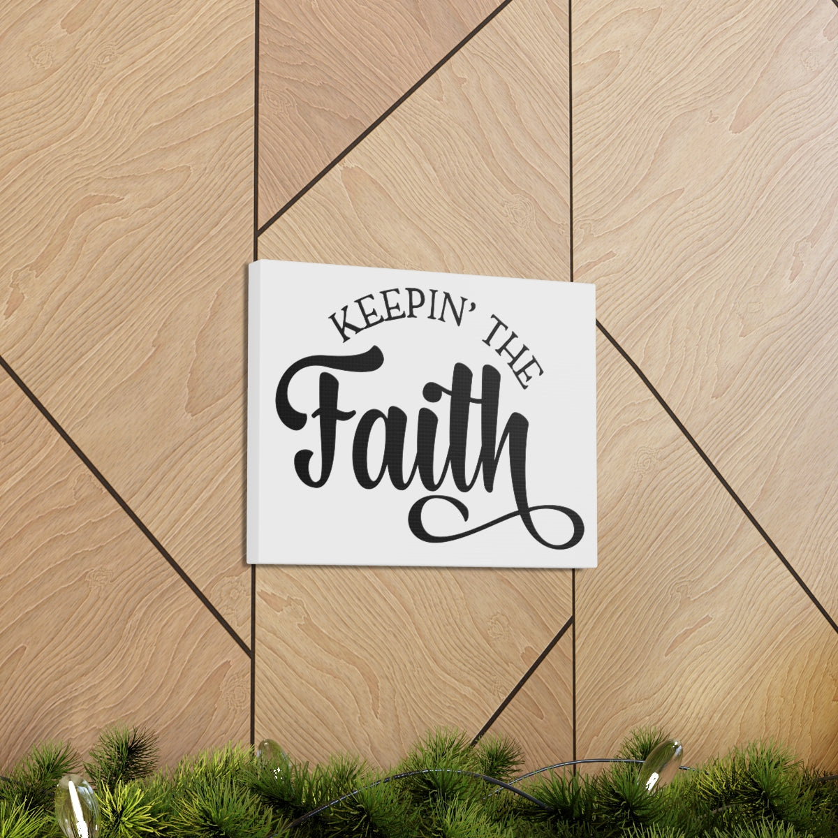 Scripture Walls Keepin The Faith Hebrews 11:1 Christian Wall Art Print Ready to Hang Unframed-Express Your Love Gifts
