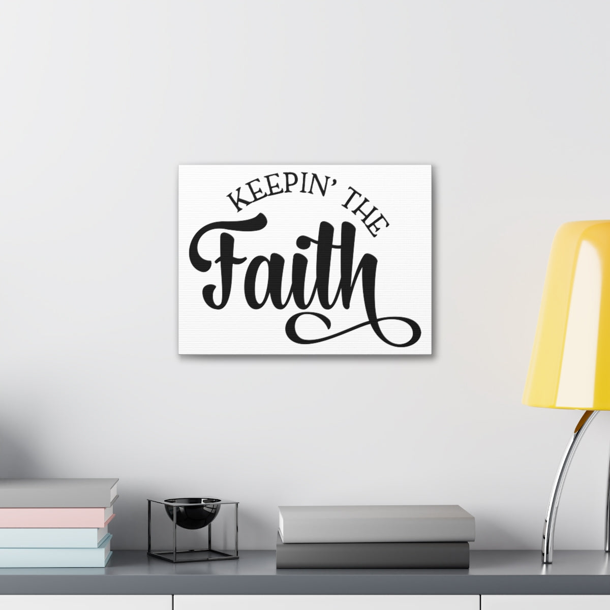 Scripture Walls Keepin The Faith Hebrews 11:1 Christian Wall Art Print Ready to Hang Unframed-Express Your Love Gifts