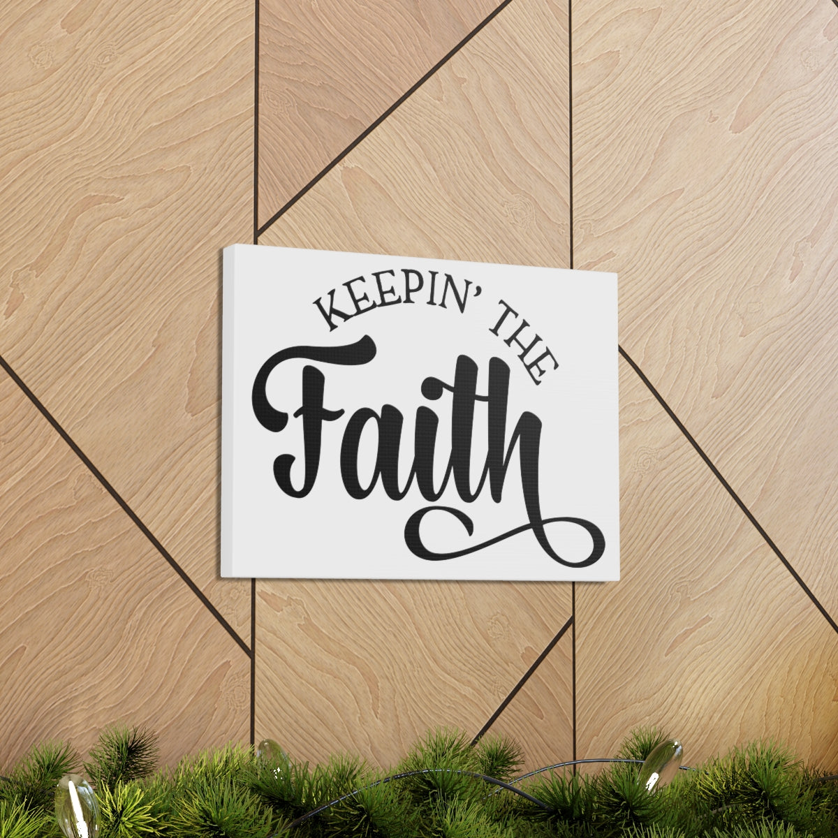 Scripture Walls Keepin The Faith Hebrews 11:1 Christian Wall Art Print Ready to Hang Unframed-Express Your Love Gifts