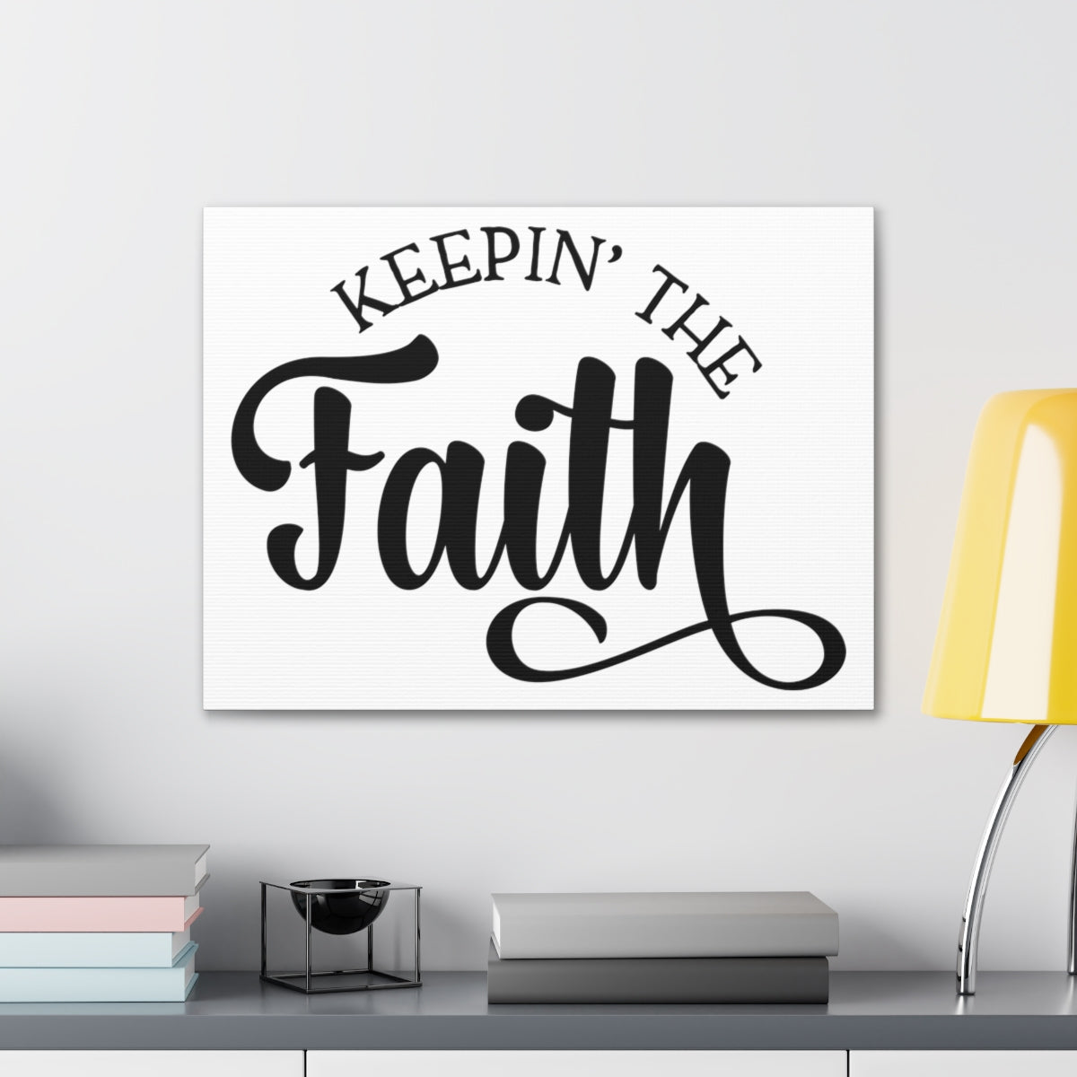 Scripture Walls Keepin The Faith Hebrews 11:1 Christian Wall Art Print Ready to Hang Unframed-Express Your Love Gifts
