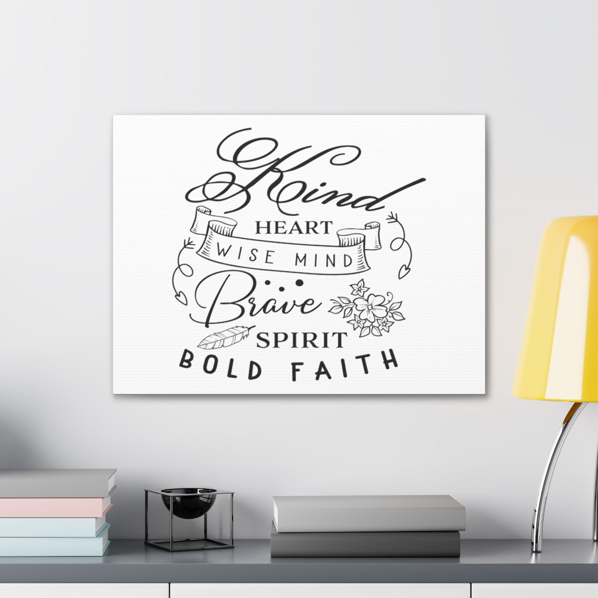 Scripture Walls Kind Heart Wise Colossians 3:12 Christian Wall Art Print Ready to Hang Unframed-Express Your Love Gifts