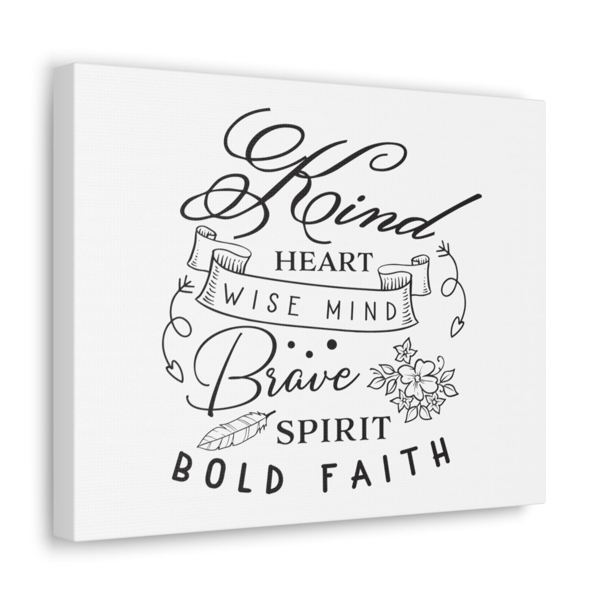 Scripture Walls Kind Heart Wise Colossians 3:12 Christian Wall Art Print Ready to Hang Unframed-Express Your Love Gifts