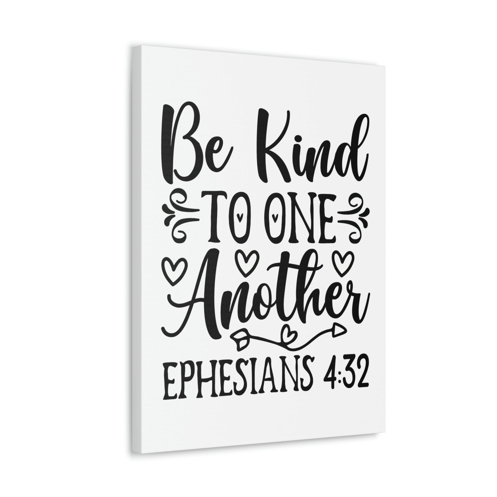 Scripture Walls Kind To One Another Ephesians 4:32 Bible Verse Canvas Christian Wall Art Ready to Hang Unframed-Express Your Love Gifts
