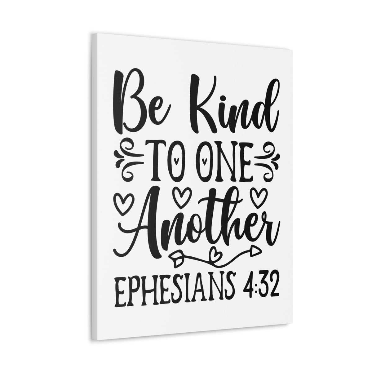 Scripture Walls Kind To One Another Ephesians 4:32 Bible Verse Canvas Christian Wall Art Ready to Hang Unframed-Express Your Love Gifts