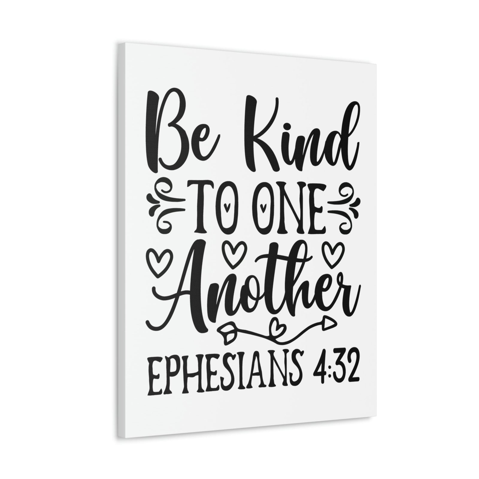Scripture Walls Kind To One Another Ephesians 4:32 Bible Verse Canvas Christian Wall Art Ready to Hang Unframed-Express Your Love Gifts