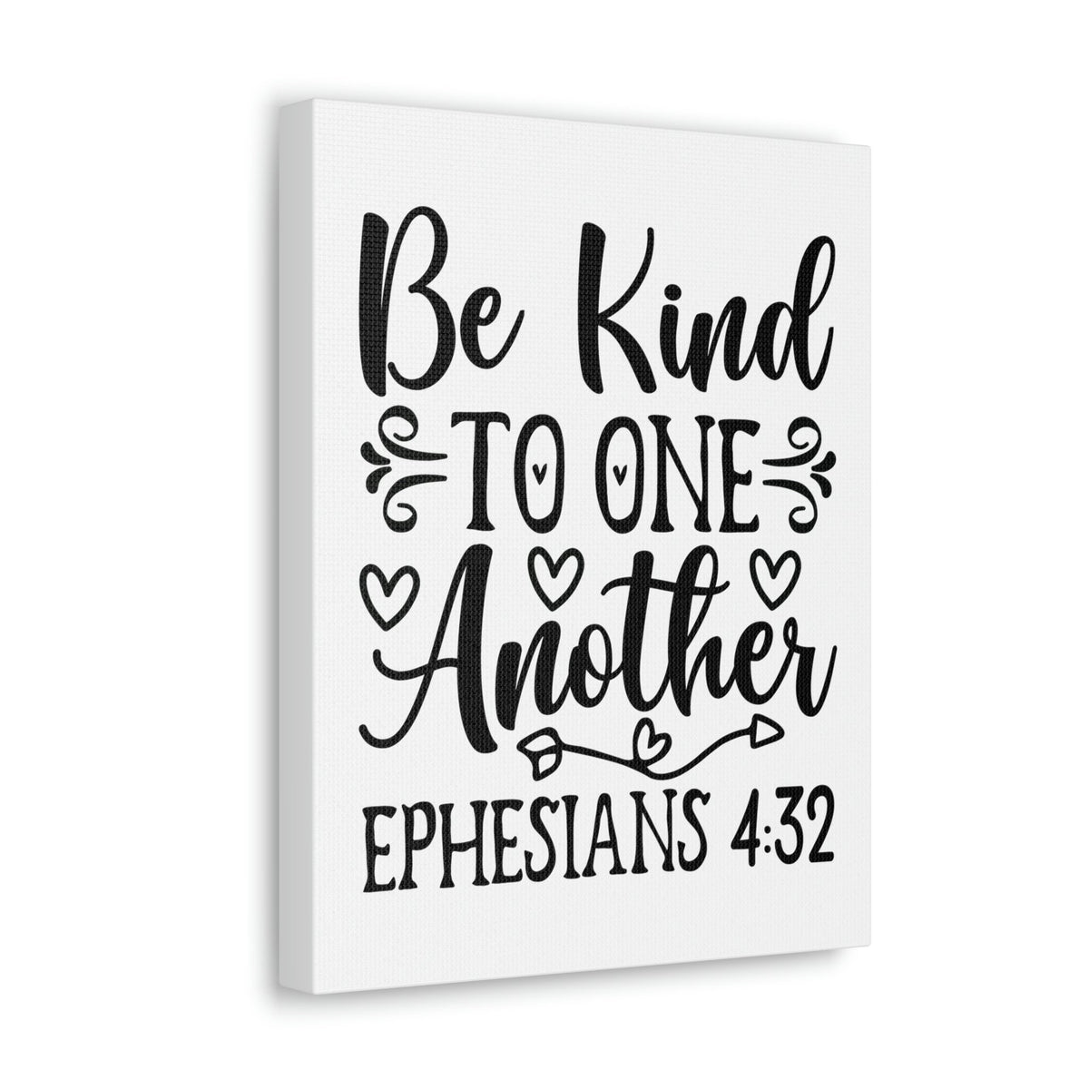 Scripture Walls Kind To One Another Ephesians 4:32 Bible Verse Canvas Christian Wall Art Ready to Hang Unframed-Express Your Love Gifts