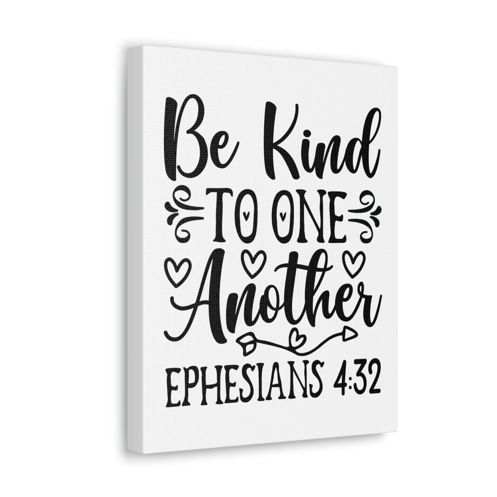 Scripture Walls Kind To One Another Ephesians 4:32 Bible Verse Canvas Christian Wall Art Ready to Hang Unframed-Express Your Love Gifts