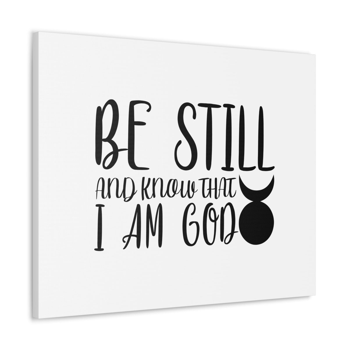 Scripture Walls Know That I Am God Genesis 35:11 Christian Wall Art Bible Verse Print Ready to Hang Unframed-Express Your Love Gifts