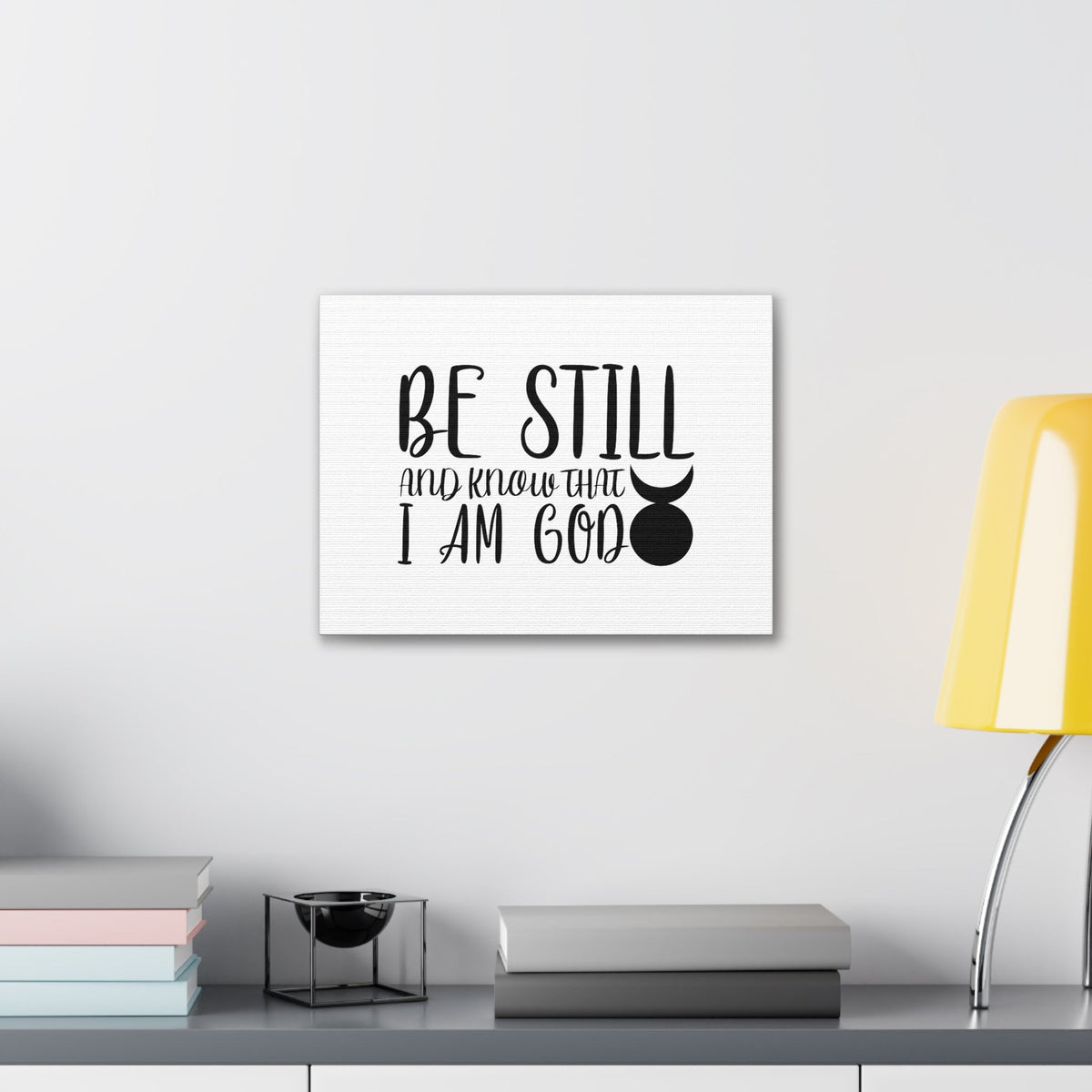 Scripture Walls Know That I Am God Genesis 35:11 Christian Wall Art Bible Verse Print Ready to Hang Unframed-Express Your Love Gifts