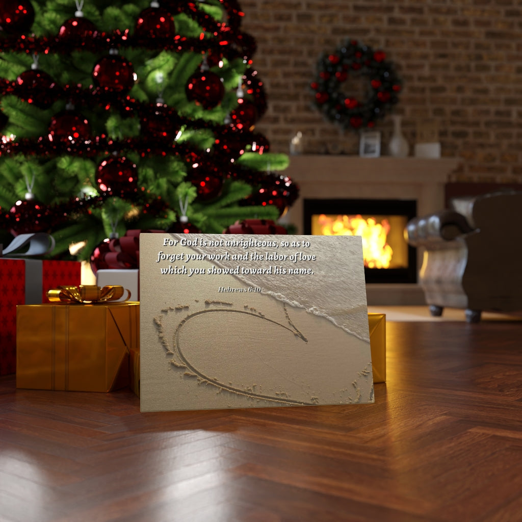 Scripture Walls Labour Of Love Hebrews 6:10 Bible Verse Canvas Christian Wall Art Ready to Hang Unframed-Express Your Love Gifts