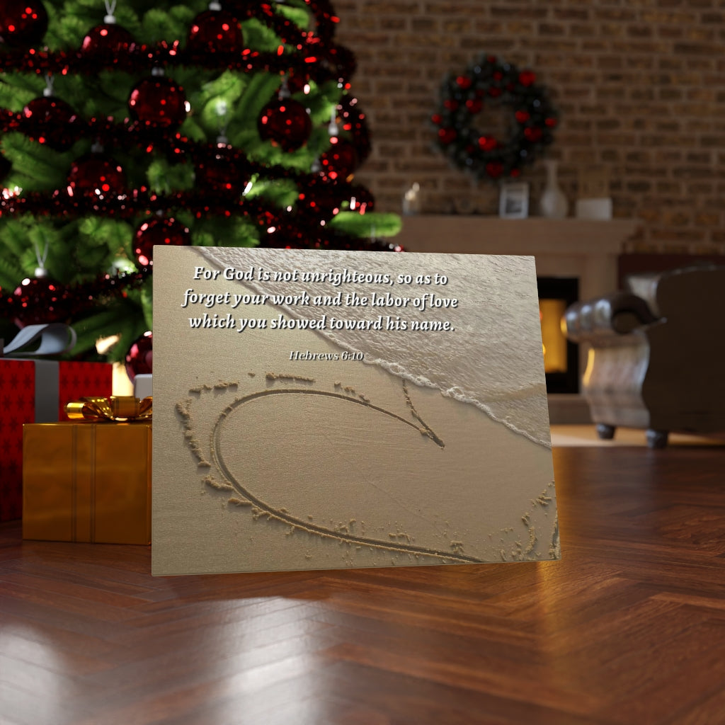 Scripture Walls Labour Of Love Hebrews 6:10 Bible Verse Canvas Christian Wall Art Ready to Hang Unframed-Express Your Love Gifts