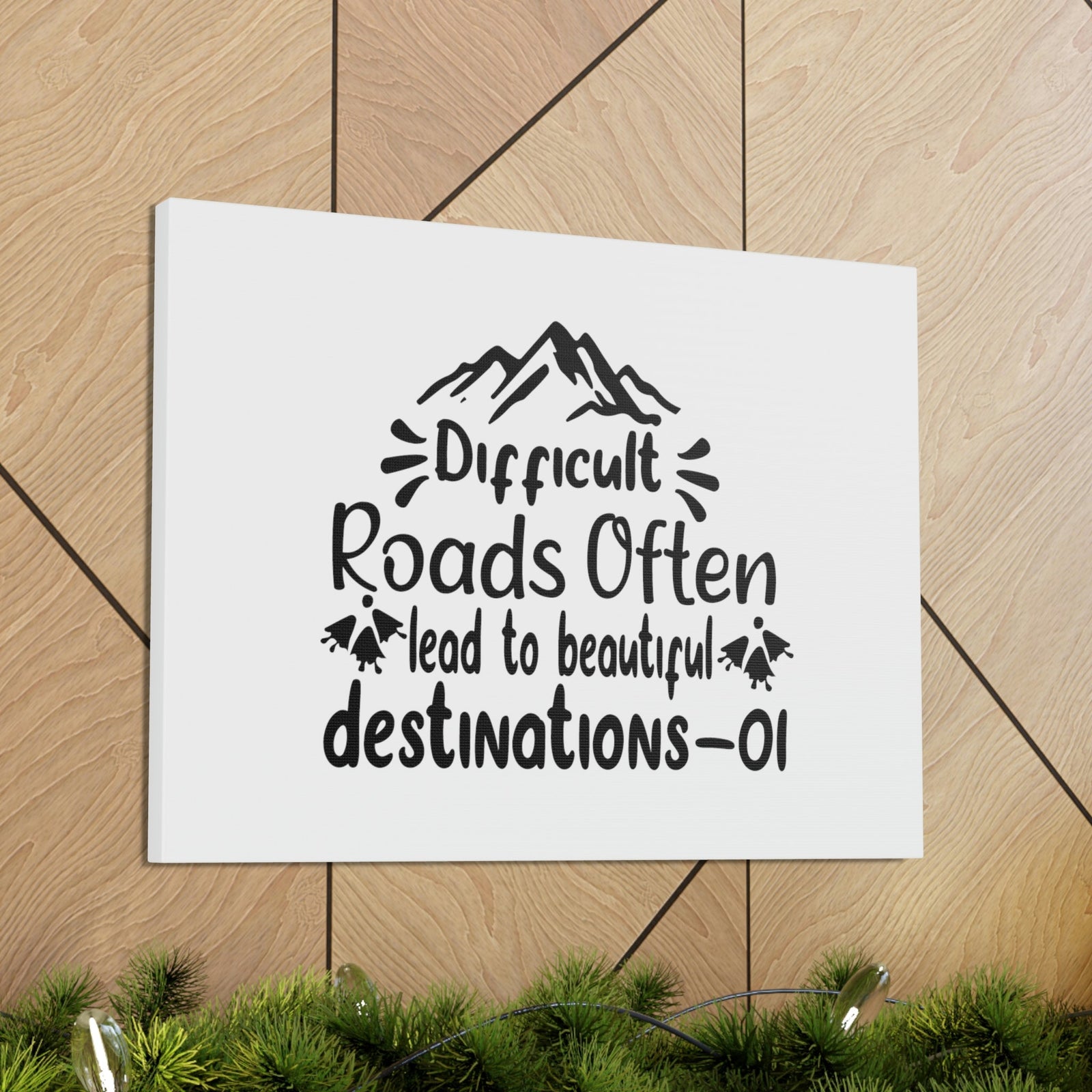 Scripture Walls Lead To Beautiful Destinations Matthew 7:13 Christian Wall Art Bible Verse Print Ready to Hang Unframed-Express Your Love Gifts