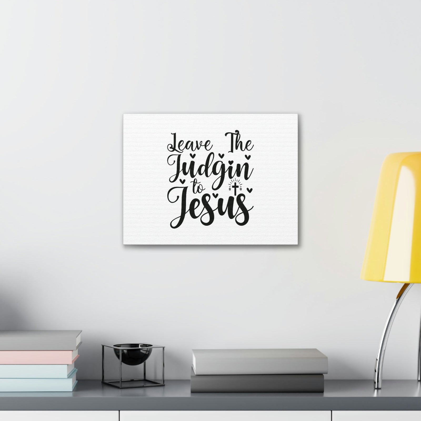 Scripture Walls Leave The Judgin To Jesus Romans 2:2 Christian Wall Art Bible Verse Print Ready to Hang Unframed-Express Your Love Gifts