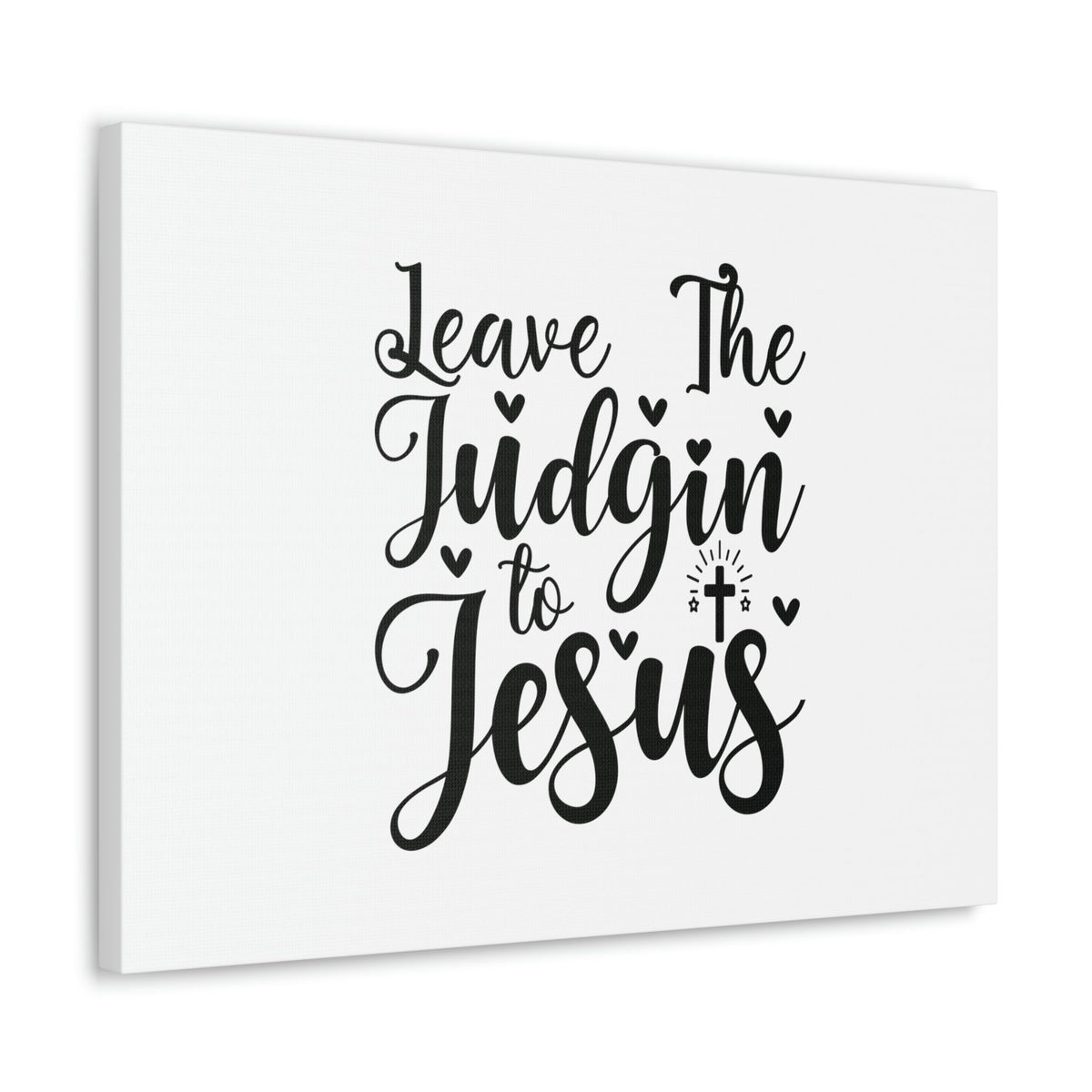 Scripture Walls Leave The Judgin To Jesus Romans 2:2 Christian Wall Art Bible Verse Print Ready to Hang Unframed-Express Your Love Gifts