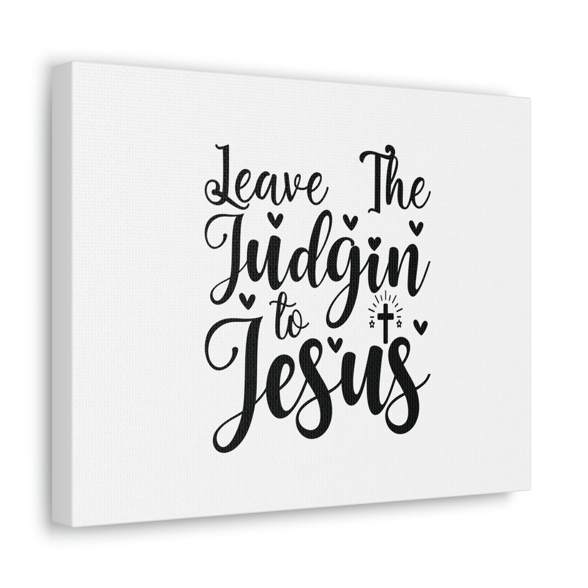 Scripture Walls Leave The Judgin To Jesus Romans 2:2 Christian Wall Art Bible Verse Print Ready to Hang Unframed-Express Your Love Gifts