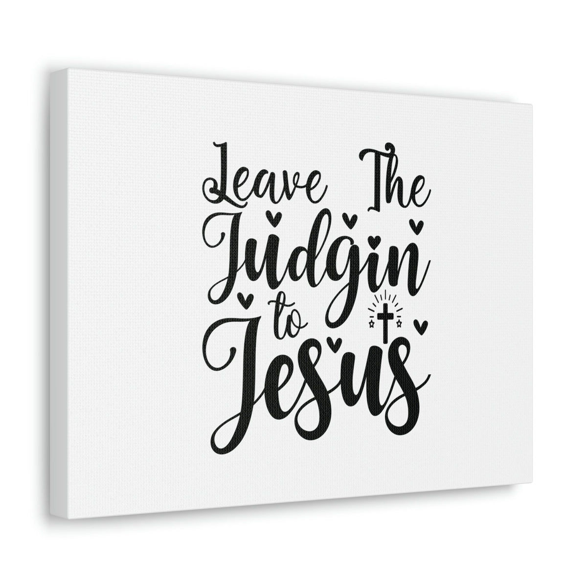 Scripture Walls Leave The Judgin To Jesus Romans 2:2 Christian Wall Art Bible Verse Print Ready to Hang Unframed-Express Your Love Gifts
