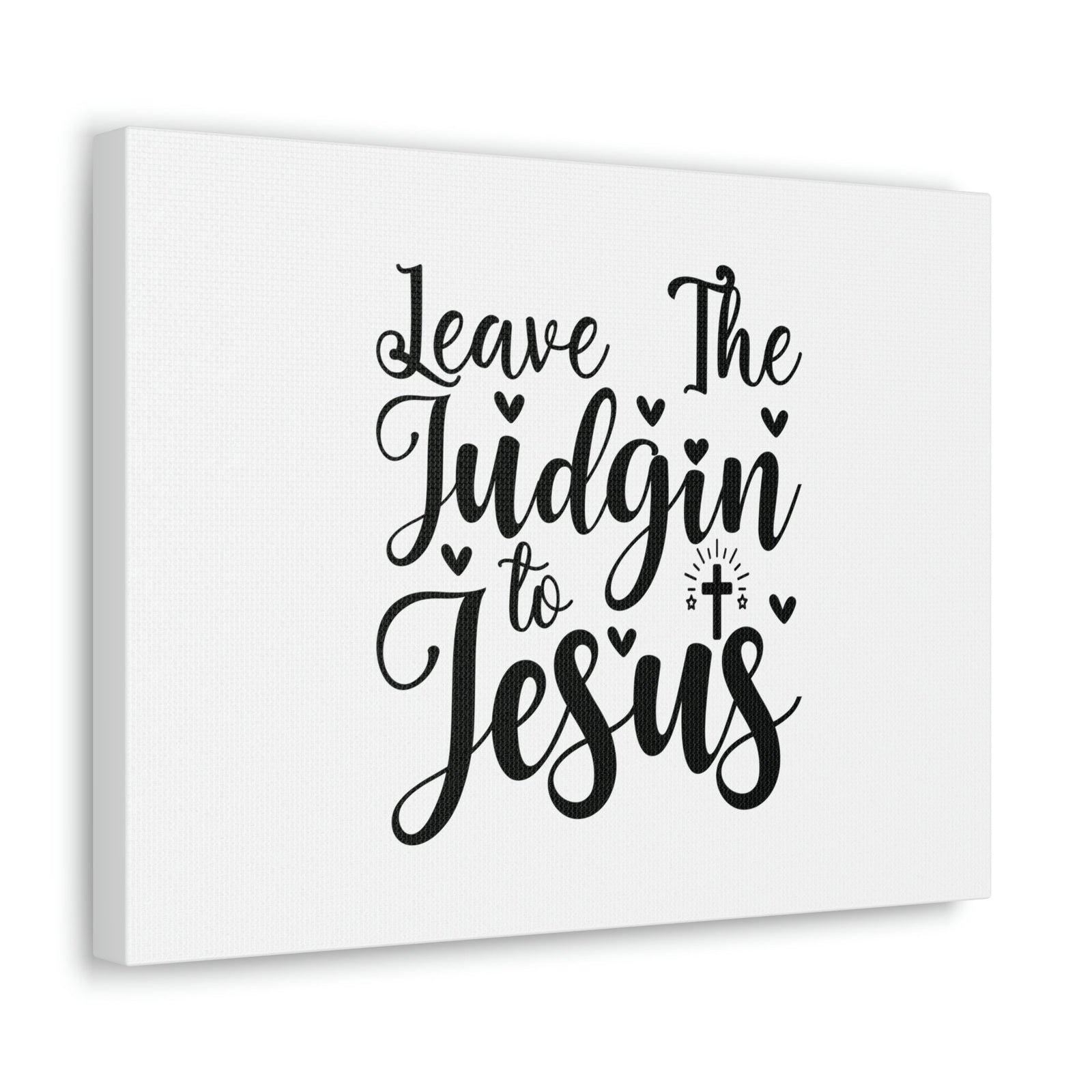 Scripture Walls Leave The Judgin To Jesus Romans 2:2 Christian Wall Art Bible Verse Print Ready to Hang Unframed-Express Your Love Gifts
