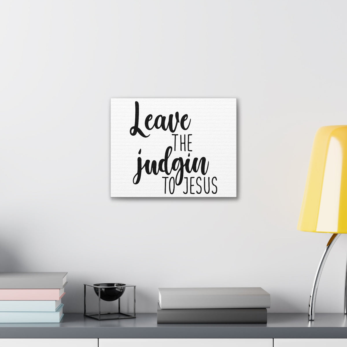 Scripture Walls Leave The Judging To Jesus Matthew 7:3 Christian Wall Art Print Ready to Hang Unframed-Express Your Love Gifts