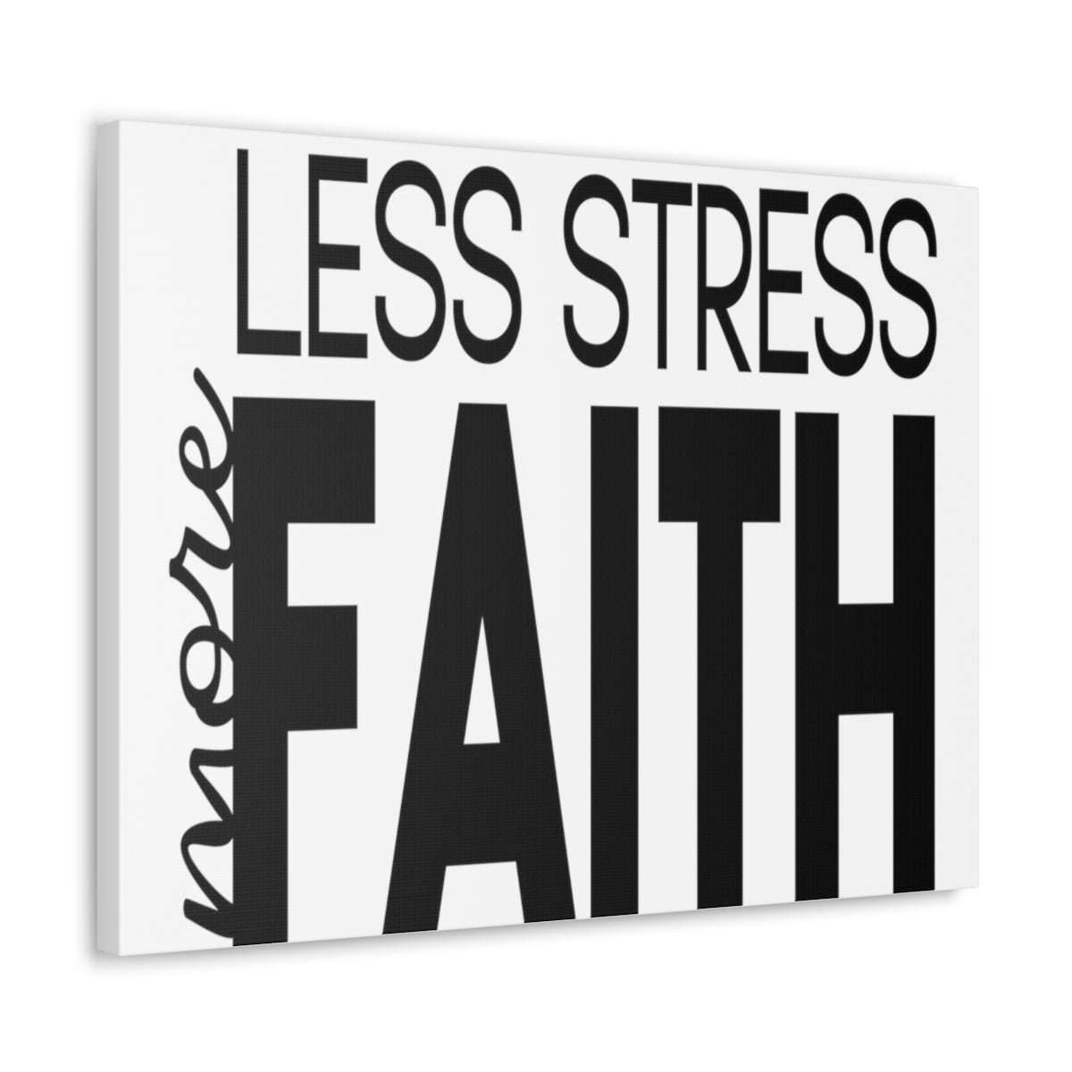 Scripture Walls Less More Faith PSALM 119:143 Christian Wall Art Print Ready to Hang Unframed-Express Your Love Gifts