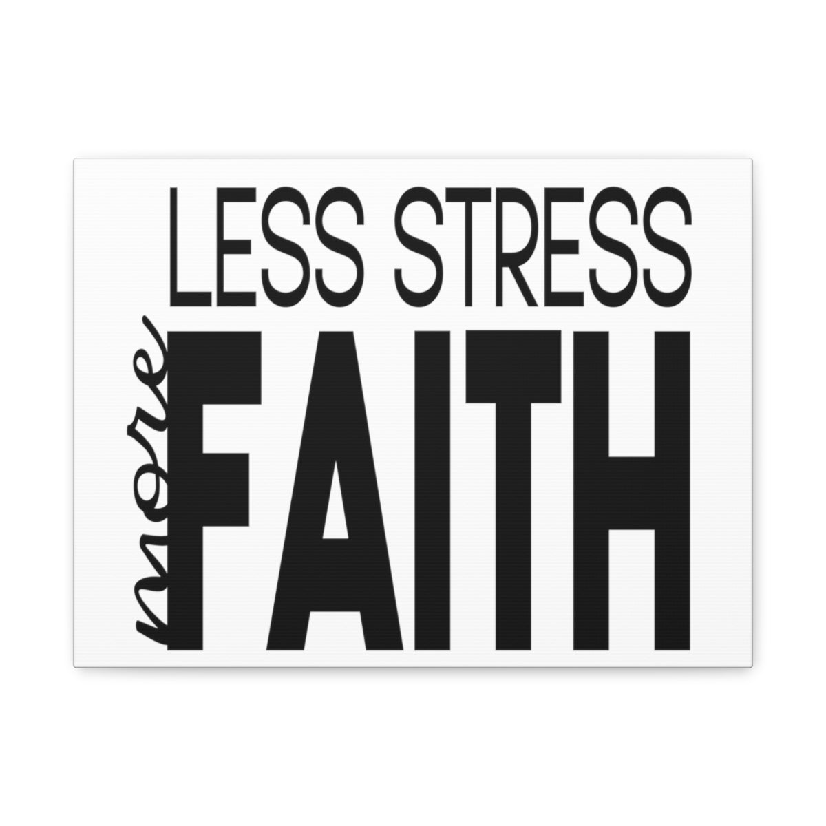 Scripture Walls Less More Faith PSALM 119:143 Christian Wall Art Print Ready to Hang Unframed-Express Your Love Gifts