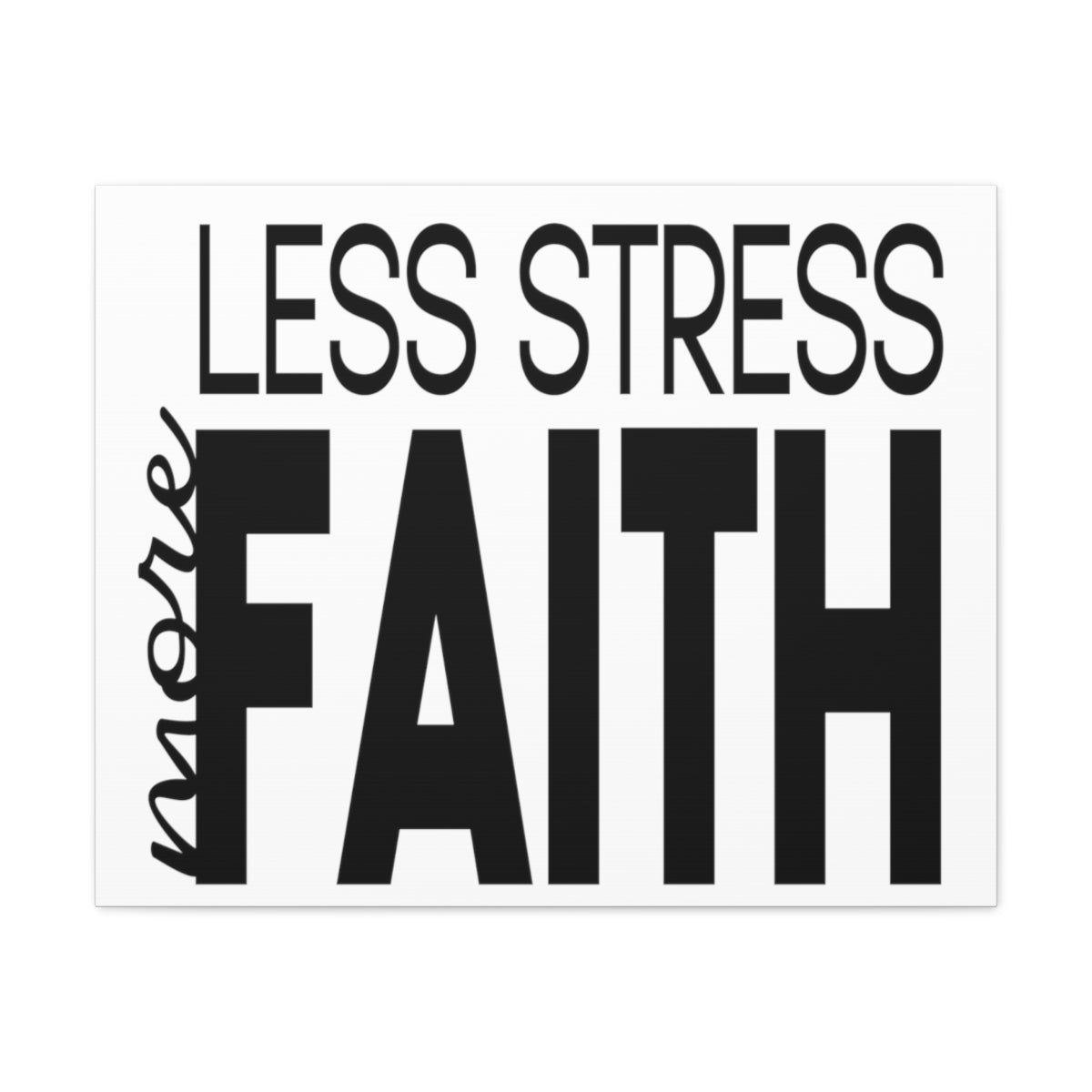 Scripture Walls Less More Faith PSALM 119:143 Christian Wall Art Print Ready to Hang Unframed-Express Your Love Gifts