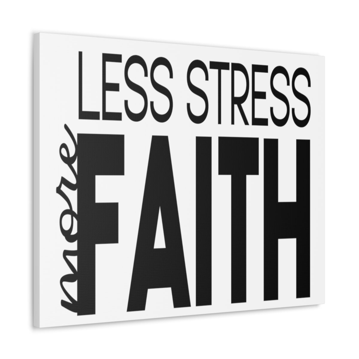 Scripture Walls Less More Faith PSALM 119:143 Christian Wall Art Print Ready to Hang Unframed-Express Your Love Gifts