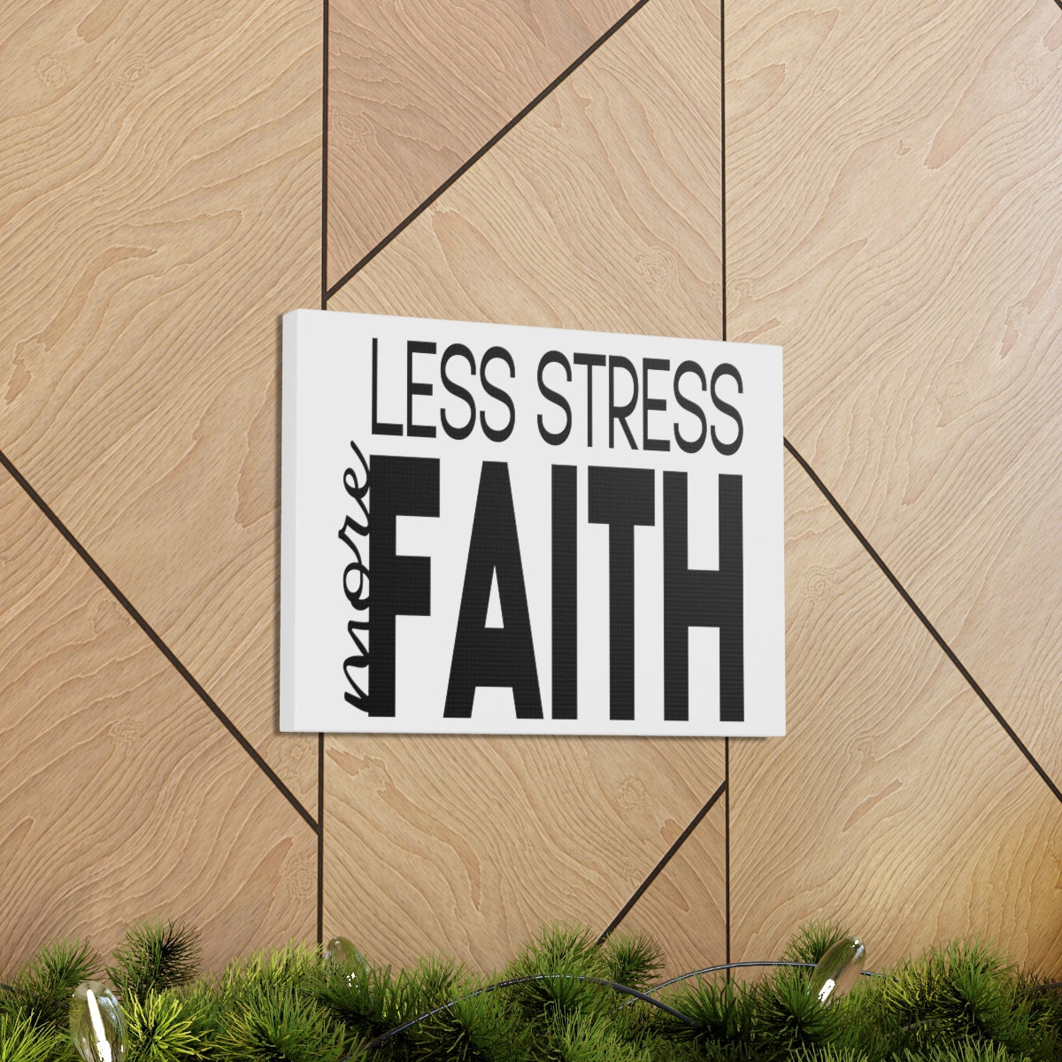 Scripture Walls Less More Faith PSALM 119:143 Christian Wall Art Print Ready to Hang Unframed-Express Your Love Gifts