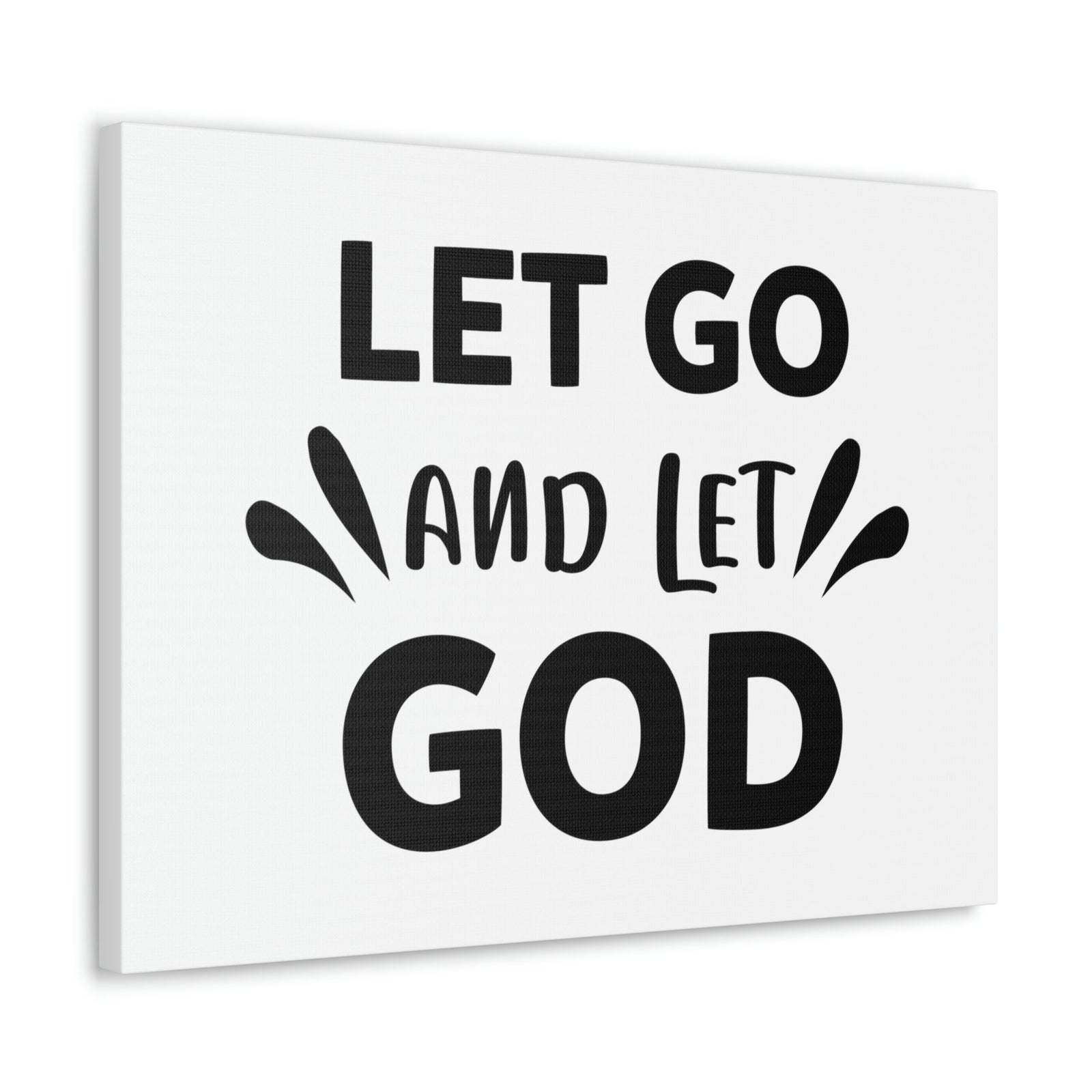 Scripture Walls Let Go And Let God Isaiah 58:11 Christian Wall Art Print Ready to Hang Unframed-Express Your Love Gifts