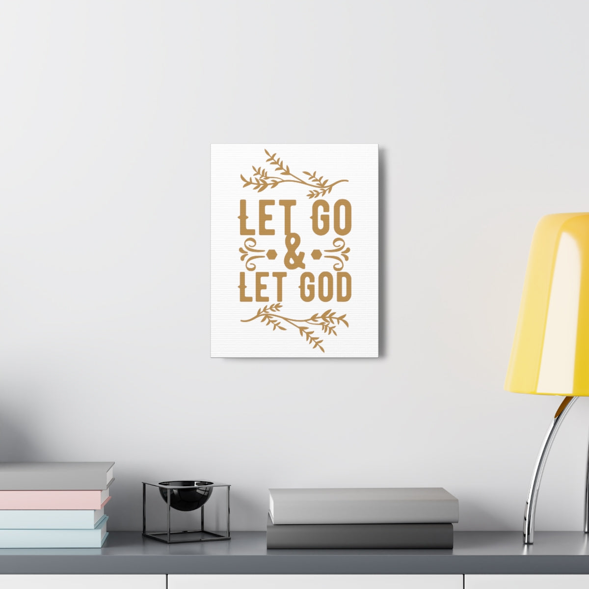 Scripture Walls Let God 1 Peter 5:7 Christian Wall Art Print Ready to Hang Unframed-Express Your Love Gifts
