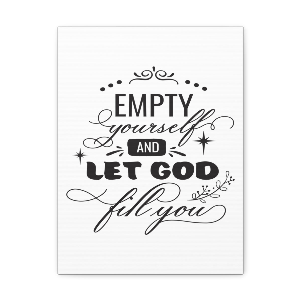 Scripture Walls Let God Fill Exodus 34:6 Christian Wall Art Print Ready to Hang Unframed-Express Your Love Gifts