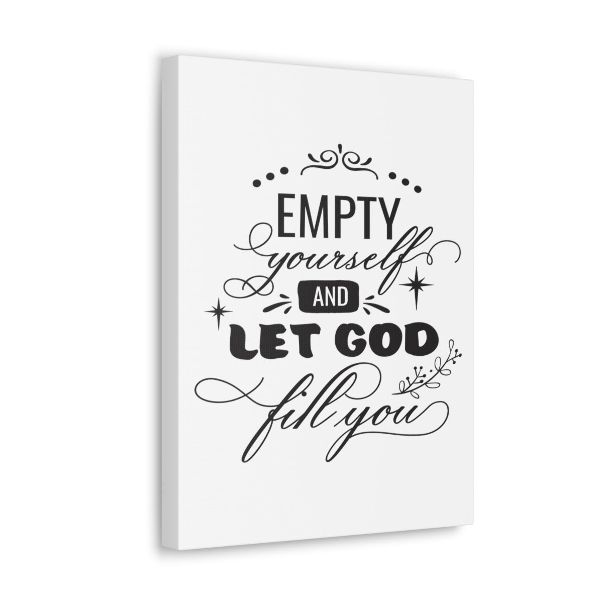 Scripture Walls Let God Fill Exodus 34:6 Christian Wall Art Print Ready to Hang Unframed-Express Your Love Gifts