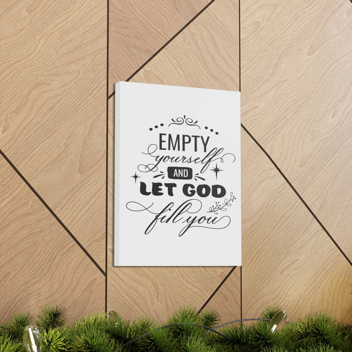 Scripture Walls Let God Fill Exodus 34:6 Christian Wall Art Print Ready to Hang Unframed-Express Your Love Gifts