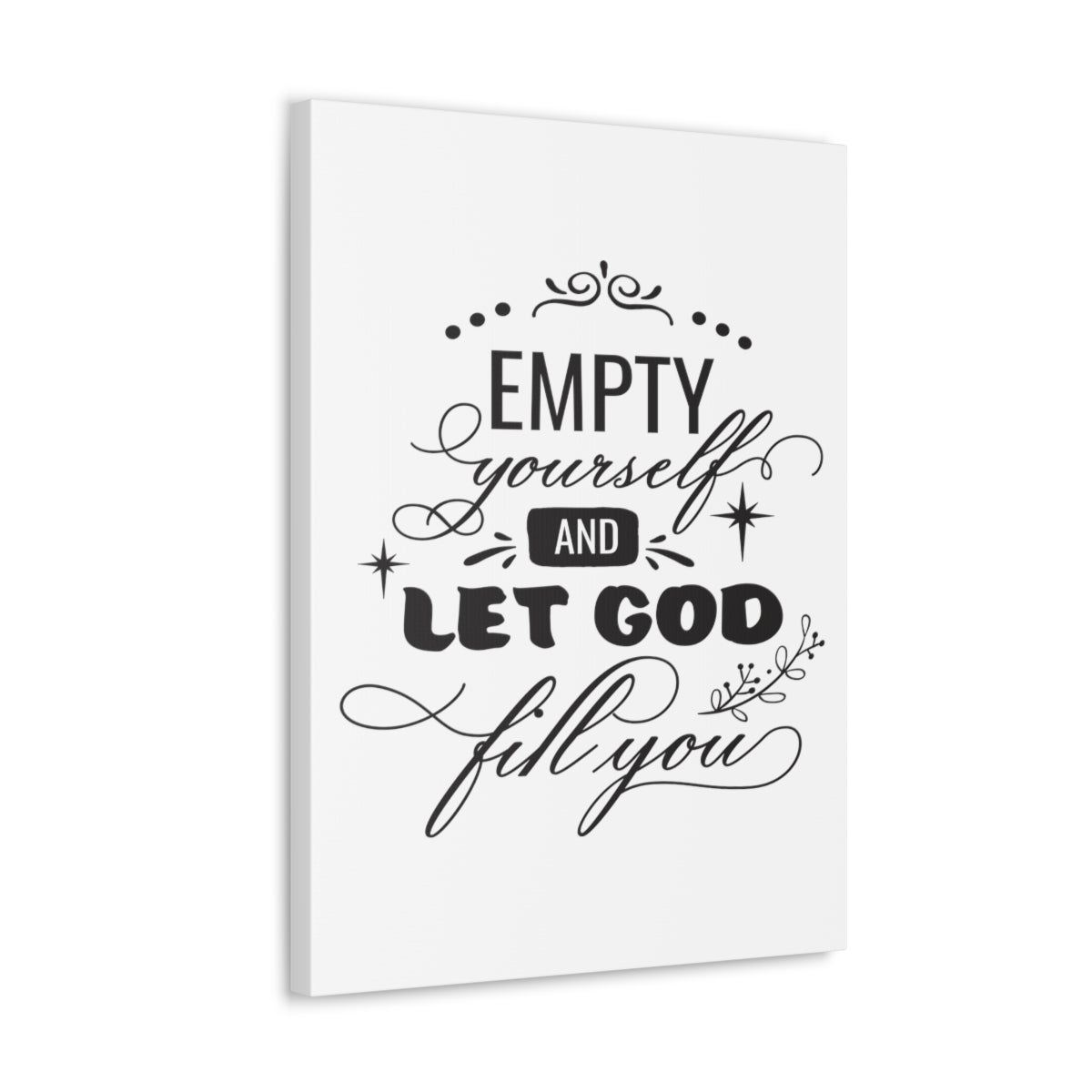 Scripture Walls Let God Fill Exodus 34:6 Christian Wall Art Print Ready to Hang Unframed-Express Your Love Gifts