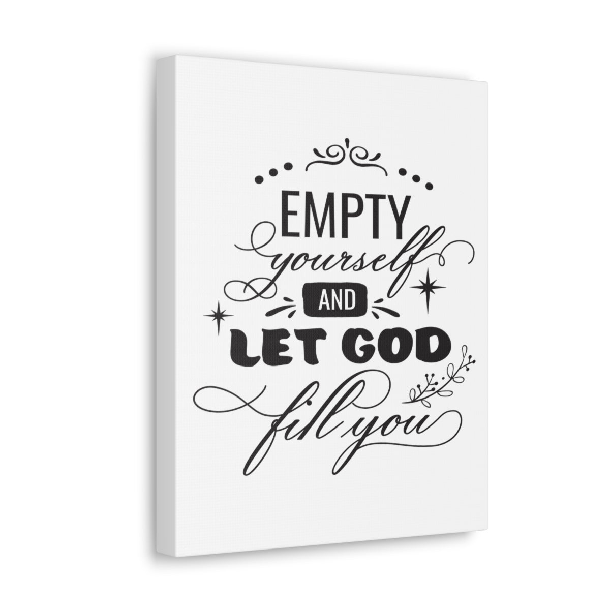 Scripture Walls Let God Fill Exodus 34:6 Christian Wall Art Print Ready to Hang Unframed-Express Your Love Gifts