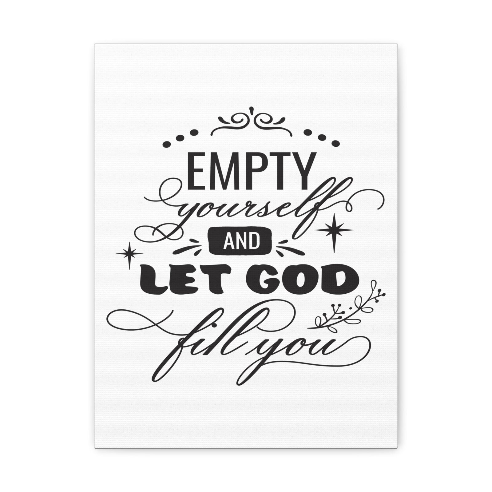 Scripture Walls Let God Fill Philippians 2:13 Christian Wall Art Print Ready to Hang Unframed-Express Your Love Gifts