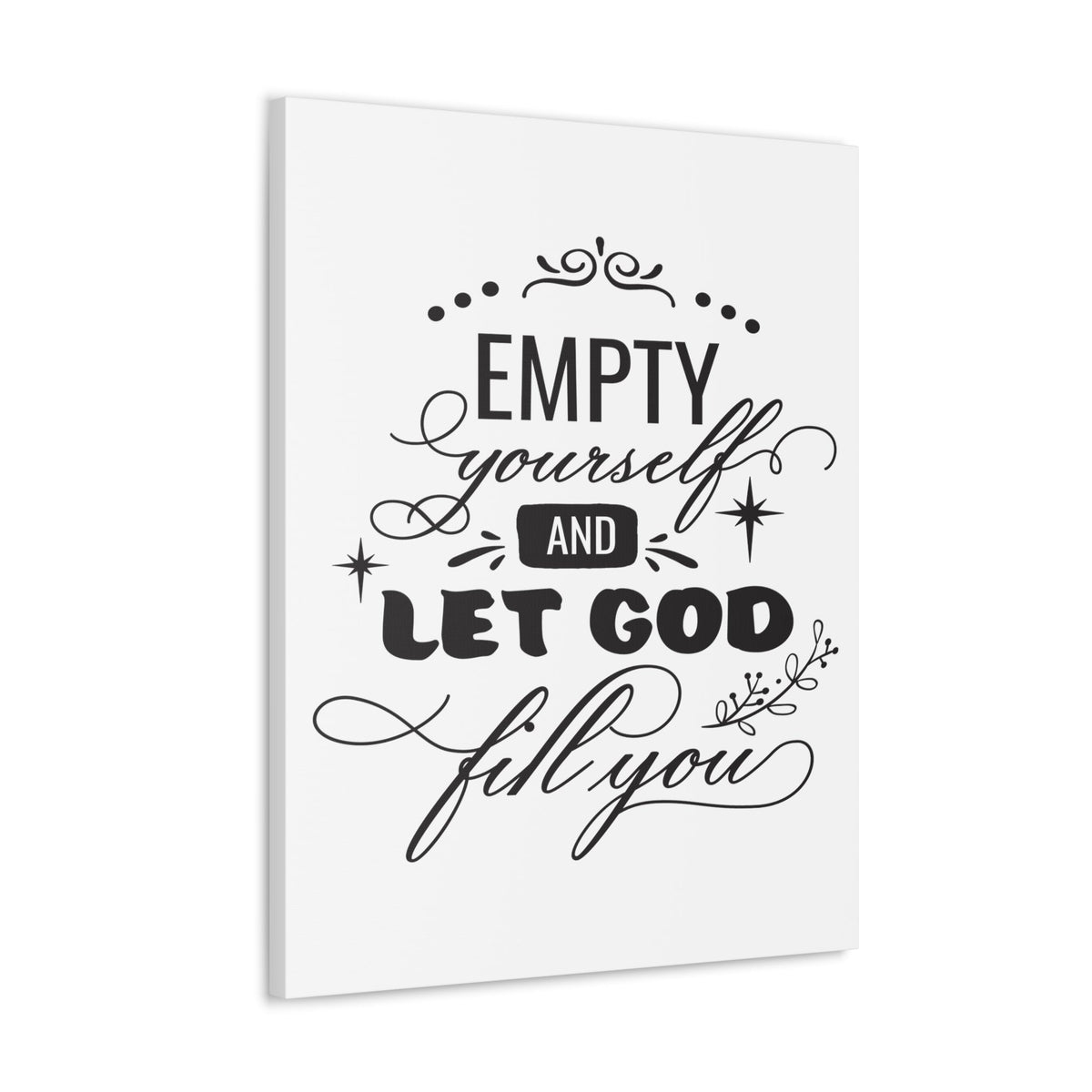 Scripture Walls Let God Fill Philippians 2:13 Christian Wall Art Print Ready to Hang Unframed-Express Your Love Gifts
