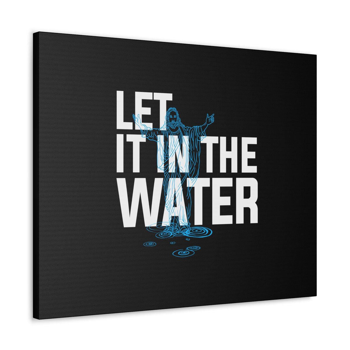 Scripture Walls Let It In The Water John 7:37 Christian Wall Art Bible Verse Print Ready to Hang Unframed-Express Your Love Gifts