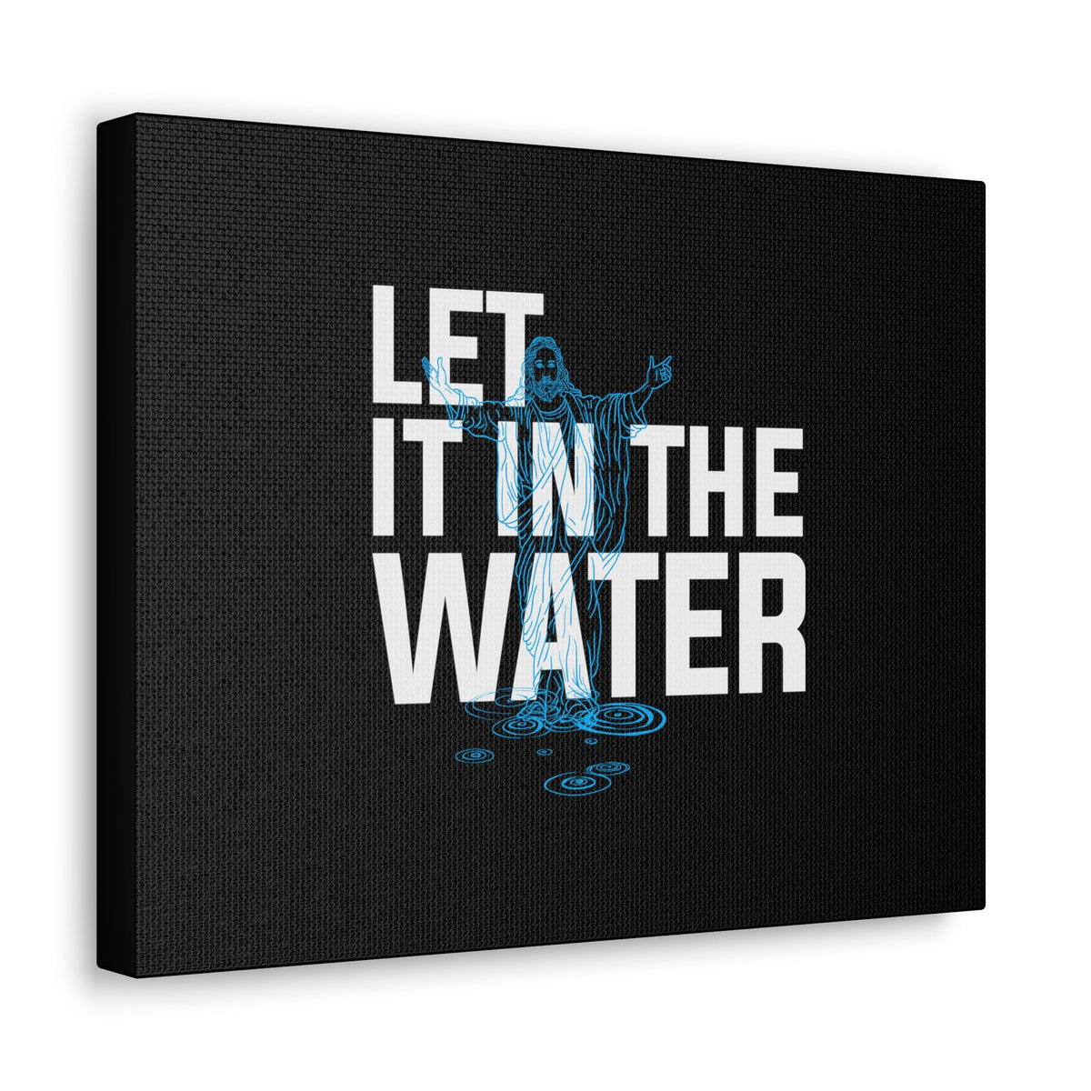 Scripture Walls Let It In The Water John 7:37 Christian Wall Art Bible Verse Print Ready to Hang Unframed-Express Your Love Gifts
