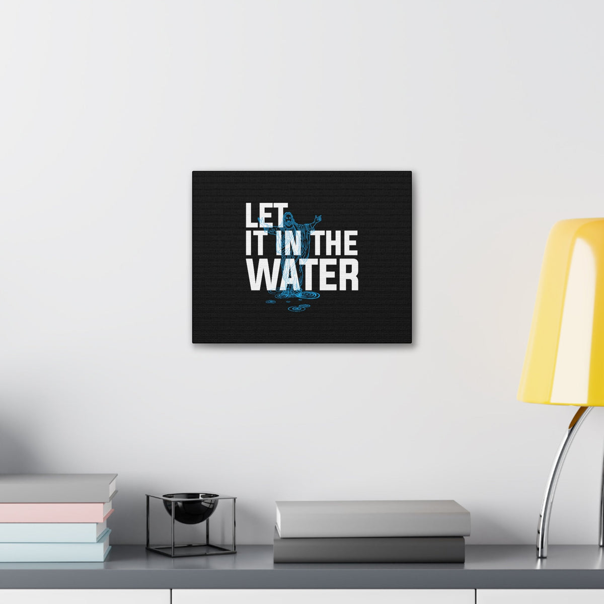 Scripture Walls Let It In The Water John 7:37 Christian Wall Art Bible Verse Print Ready to Hang Unframed-Express Your Love Gifts
