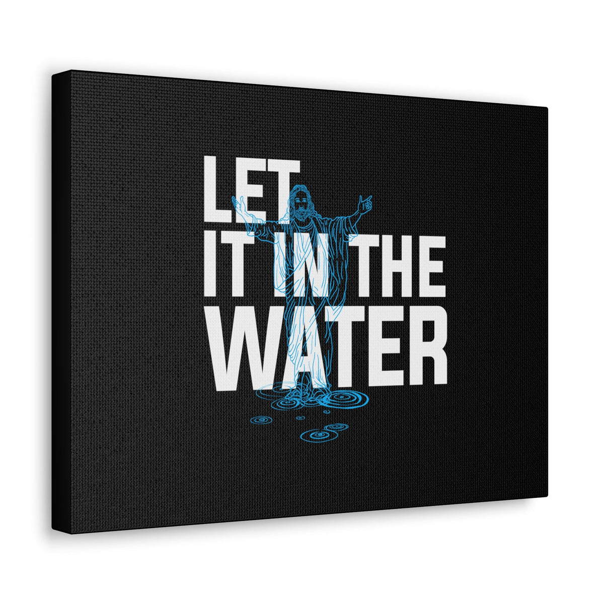 Scripture Walls Let It In The Water John 7:37 Christian Wall Art Bible Verse Print Ready to Hang Unframed-Express Your Love Gifts