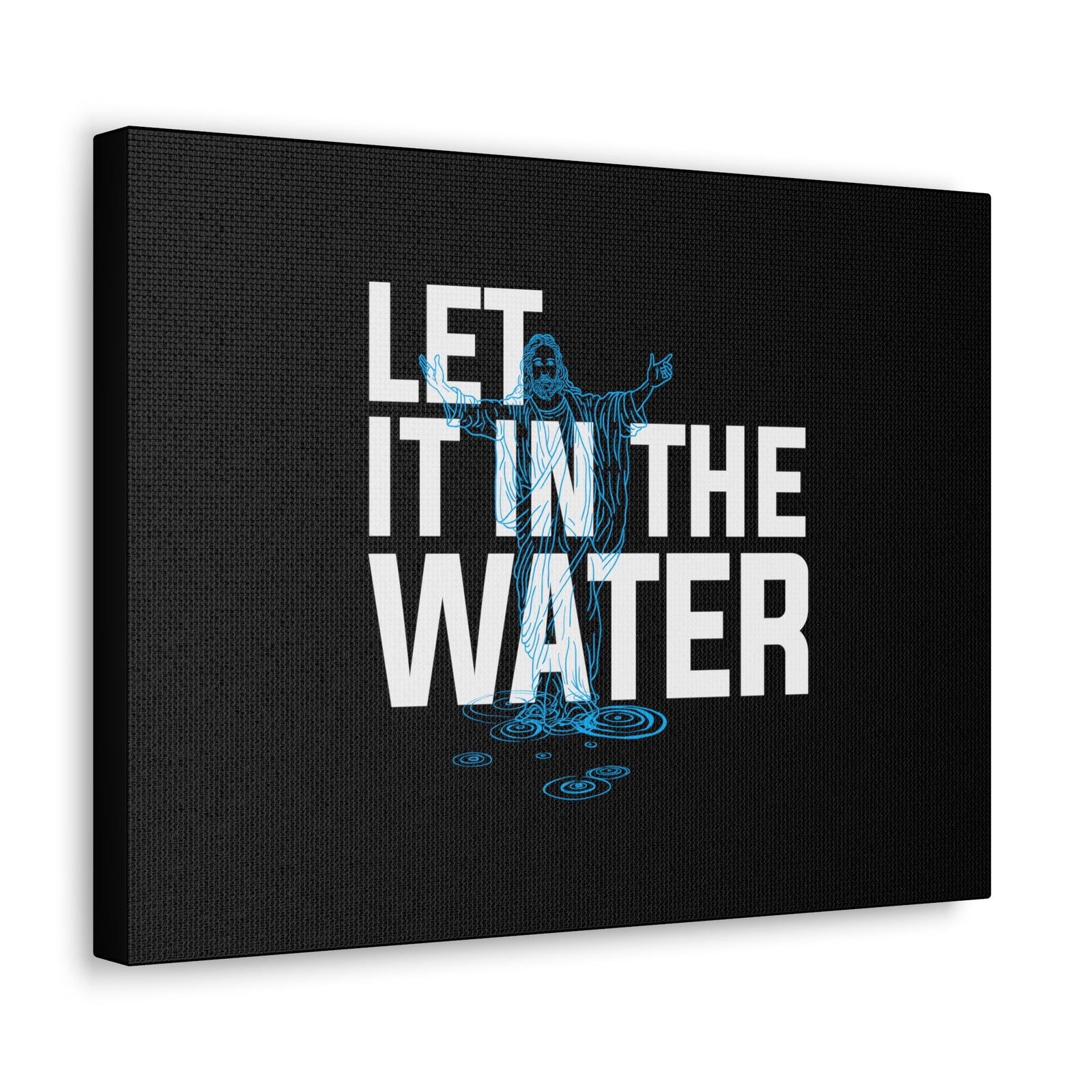 Scripture Walls Let It In The Water John 7:37 Christian Wall Art Bible Verse Print Ready to Hang Unframed-Express Your Love Gifts