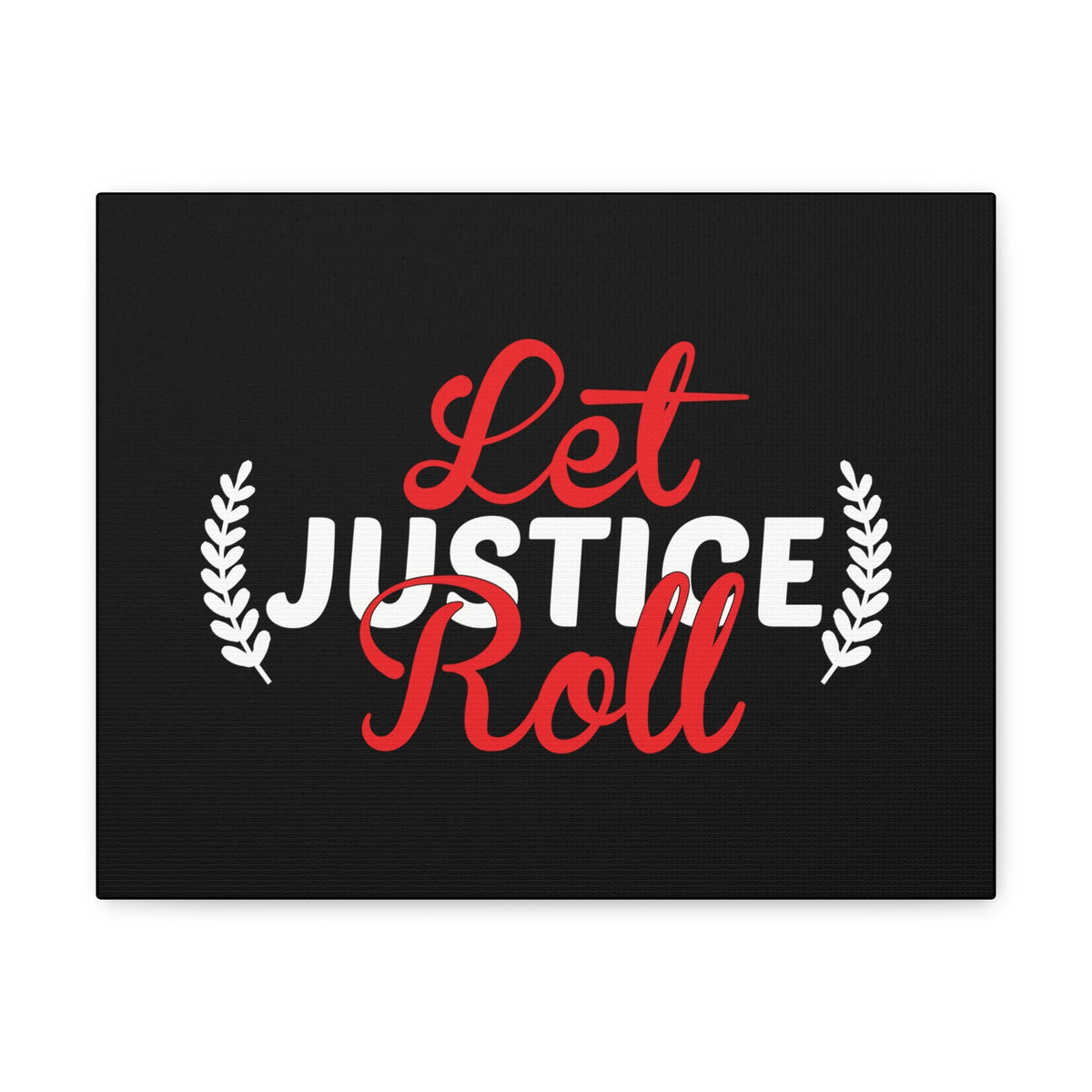 Scripture Walls Let Justice Roll Amos 5:24 Laurel Christian Wall Art Bible Verse Print Ready to Hang Unframed-Express Your Love Gifts