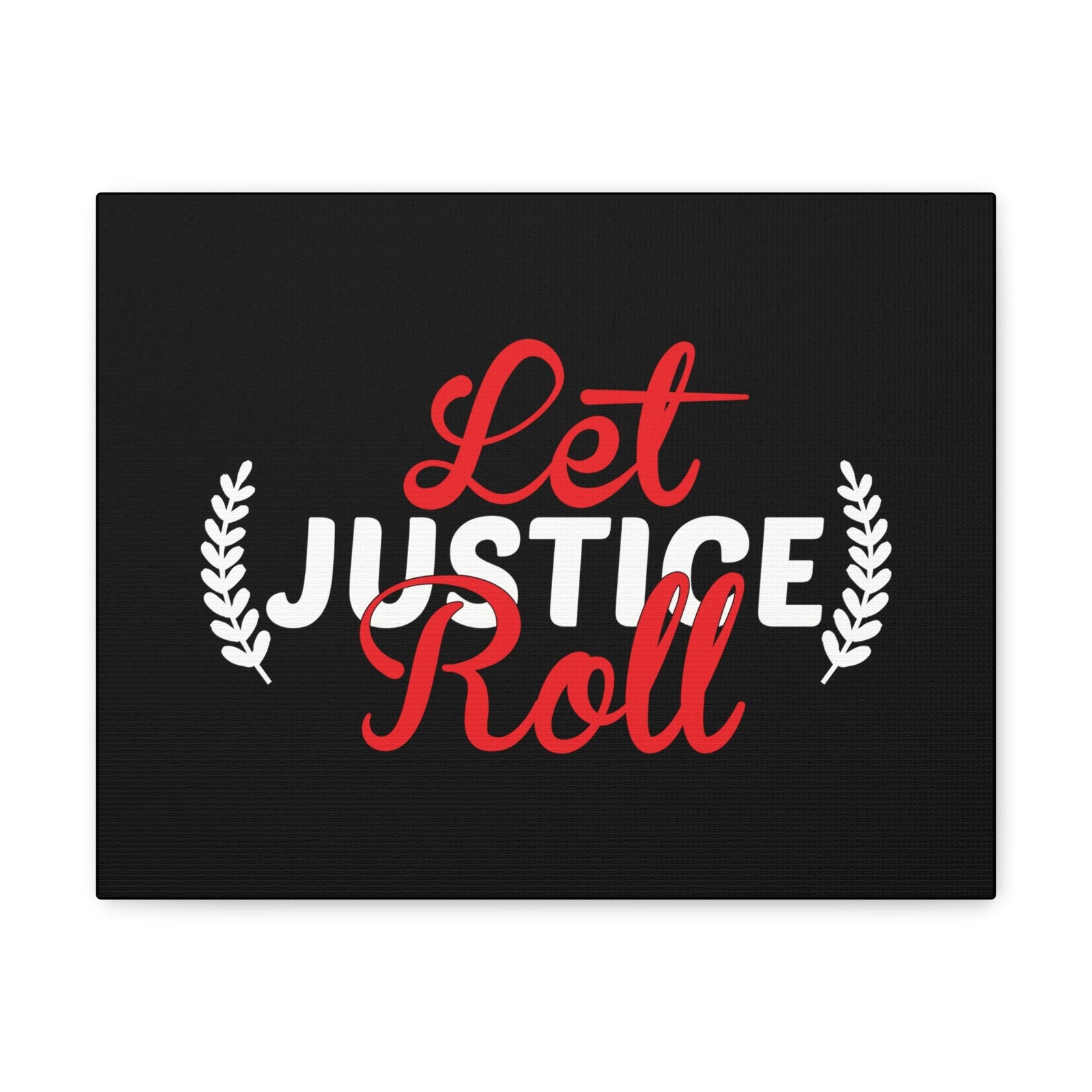 Scripture Walls Let Justice Roll Amos 5:24 Laurel Christian Wall Art Bible Verse Print Ready to Hang Unframed-Express Your Love Gifts