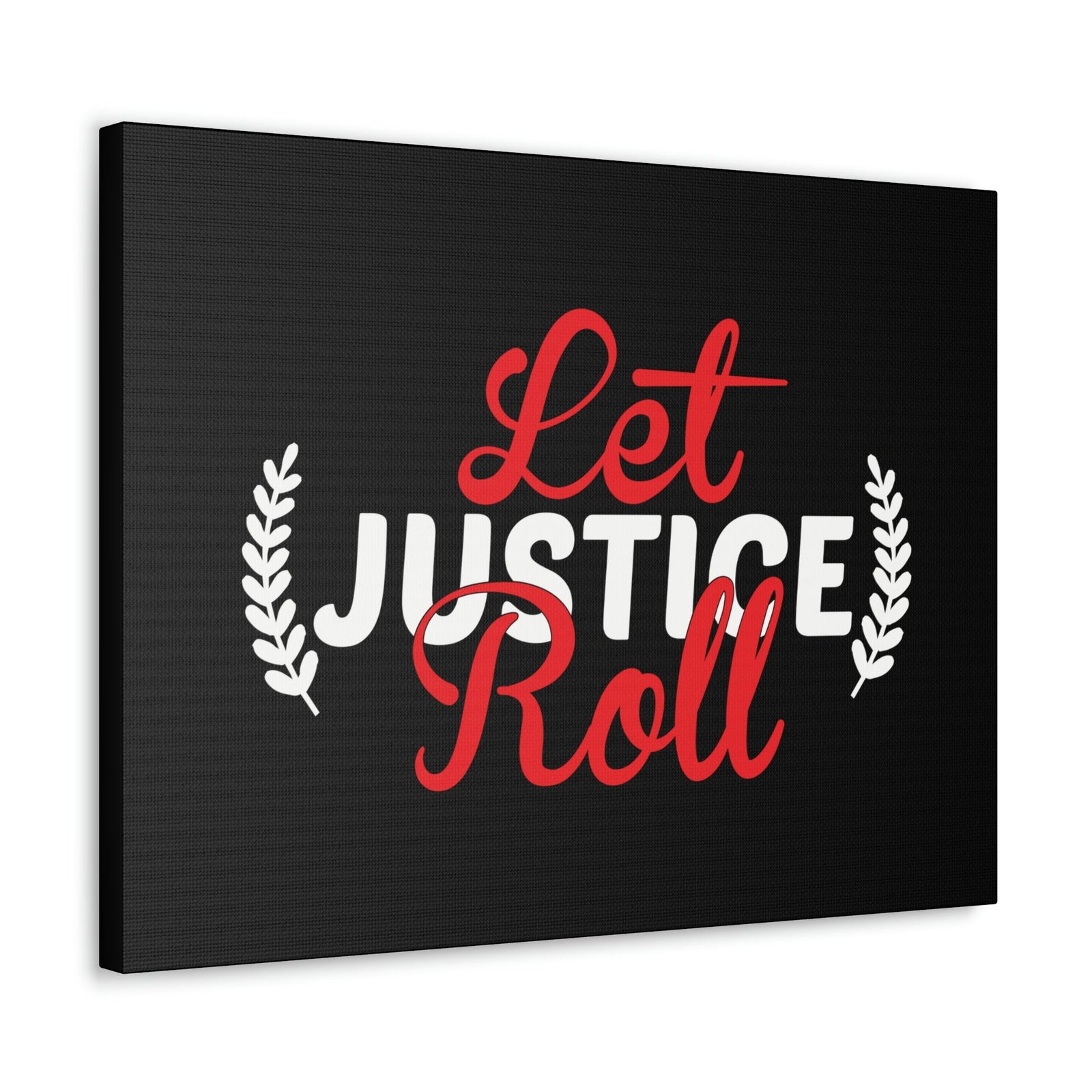 Scripture Walls Let Justice Roll Amos 5:24 Laurel Christian Wall Art Bible Verse Print Ready to Hang Unframed-Express Your Love Gifts