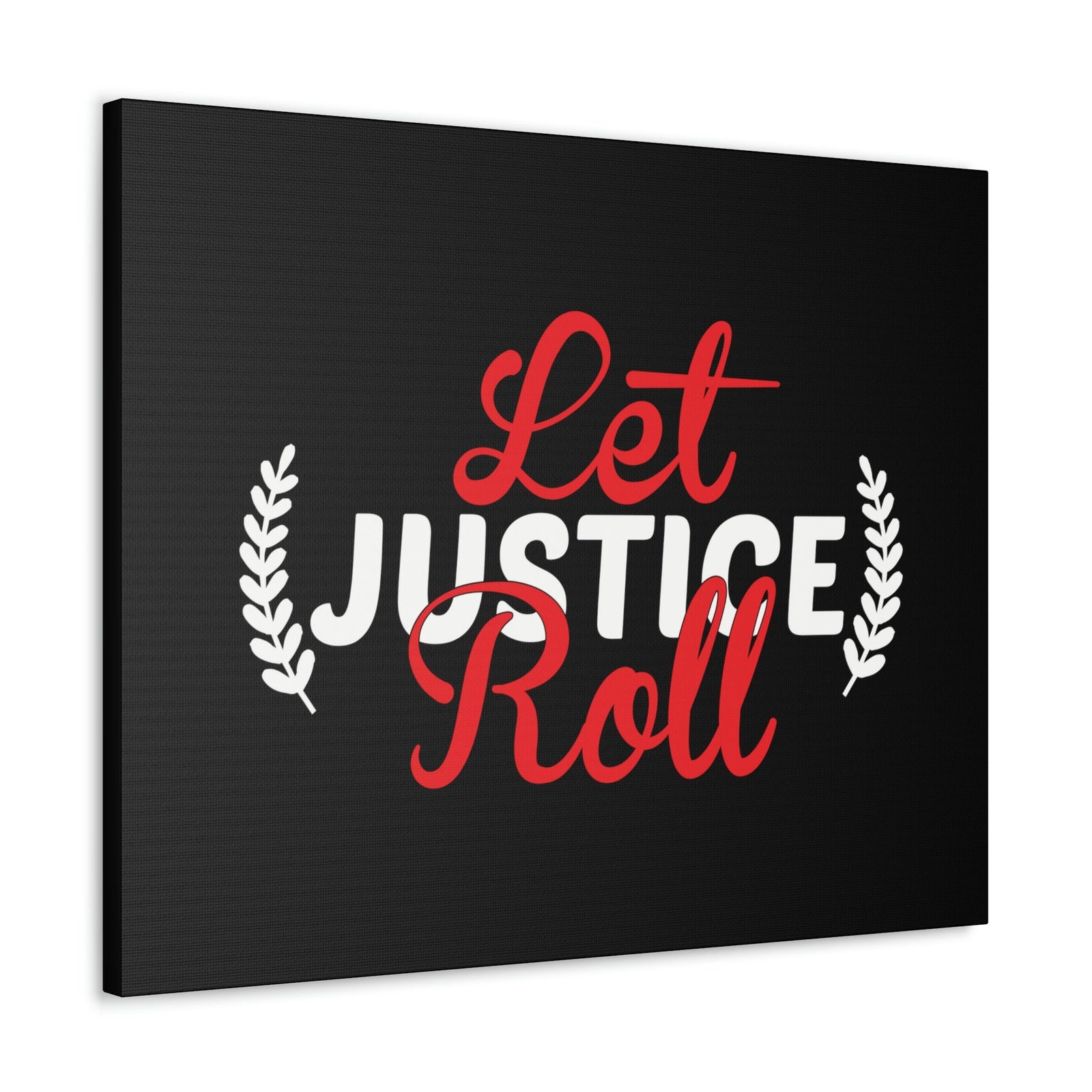 Scripture Walls Let Justice Roll Amos 5:24 Laurel Christian Wall Art Bible Verse Print Ready to Hang Unframed-Express Your Love Gifts