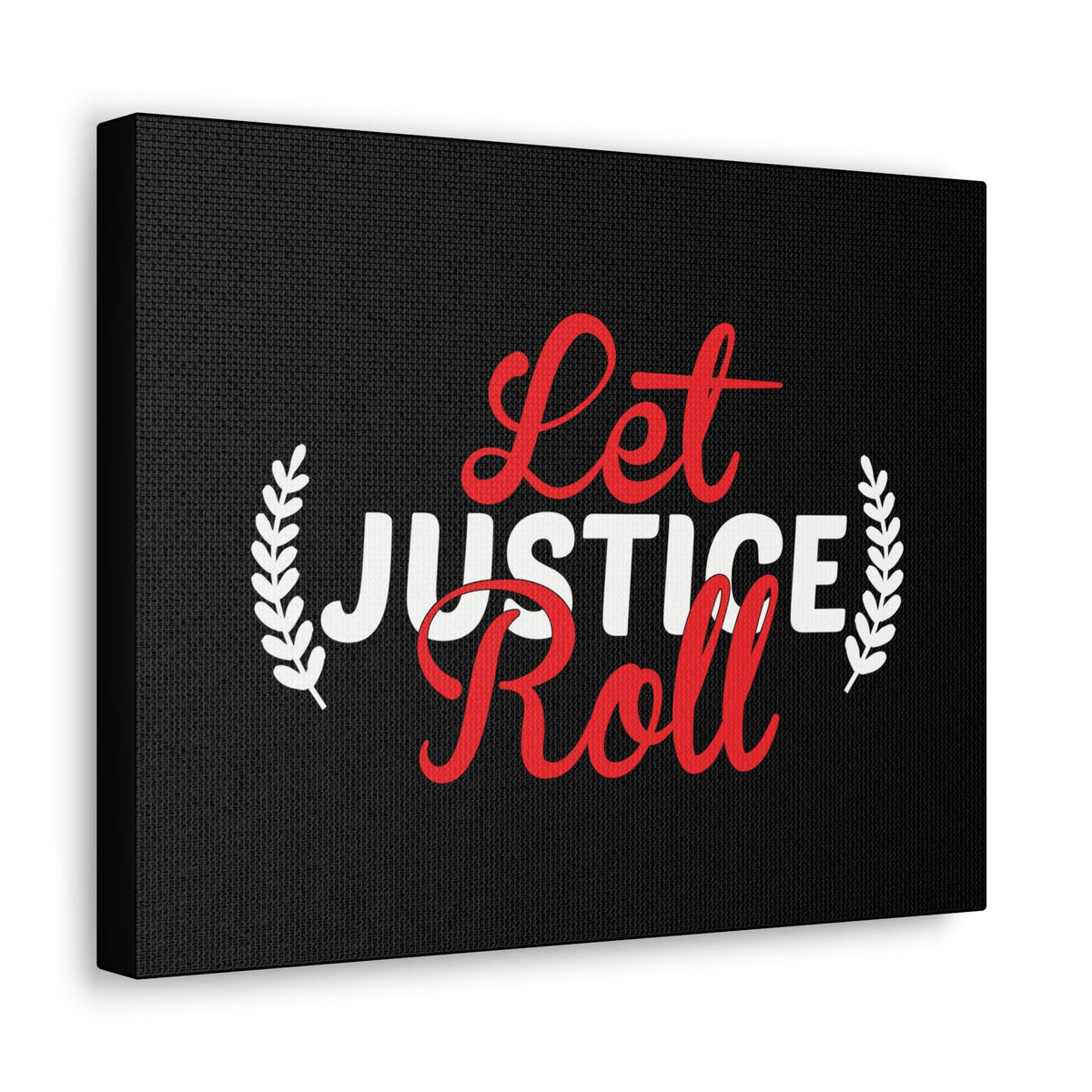 Scripture Walls Let Justice Roll Amos 5:24 Laurel Christian Wall Art Bible Verse Print Ready to Hang Unframed-Express Your Love Gifts