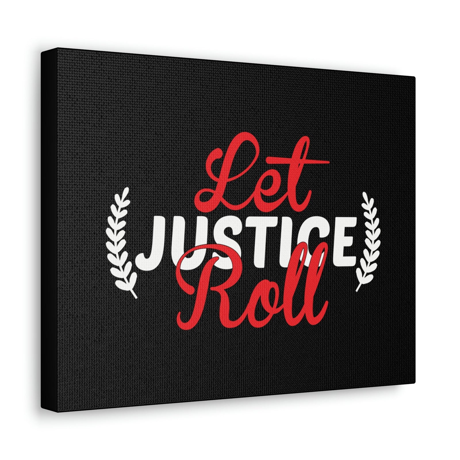 Scripture Walls Let Justice Roll Amos 5:24 Laurel Christian Wall Art Bible Verse Print Ready to Hang Unframed-Express Your Love Gifts