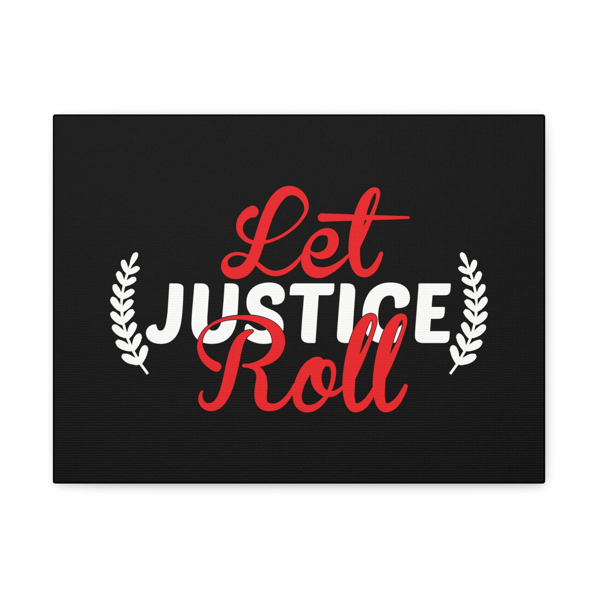 Scripture Walls Let Justice Roll Amos 5:24 Laurel Christian Wall Art Bible Verse Print Ready to Hang Unframed-Express Your Love Gifts